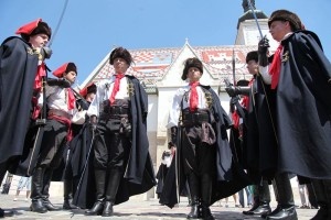 Croatians Celebrating National Necktie Day